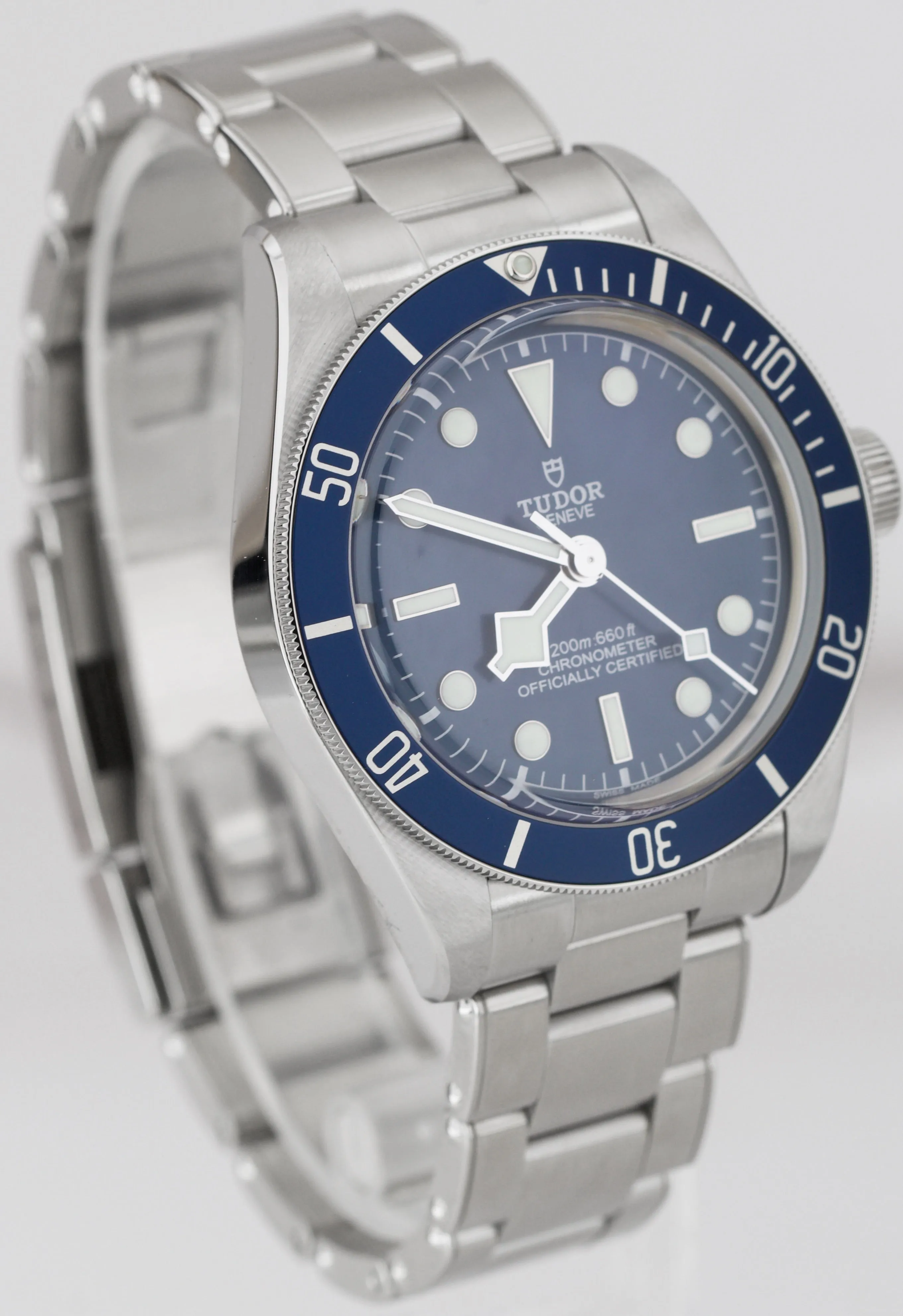 MINT 2020 Tudor Black Bay Fifty Eight 58 BLUE Stainless Steel 39mm Watch 79030 B