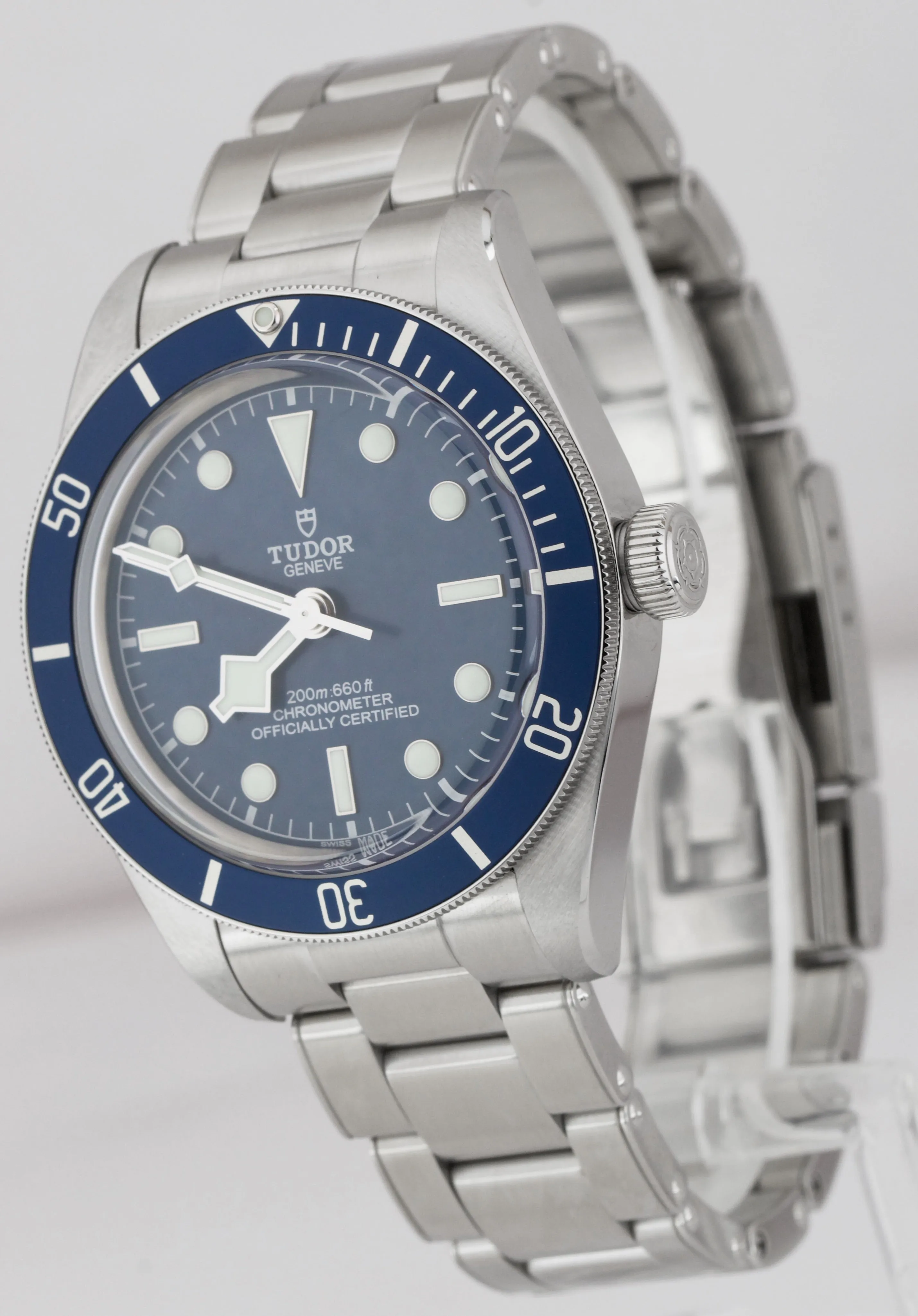 MINT 2020 Tudor Black Bay Fifty Eight 58 BLUE Stainless Steel 39mm Watch 79030 B
