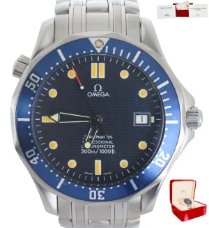 Mint Omega Seamaster Professional Patina 300M 2531.80 Blue Wave Automatic 41mm