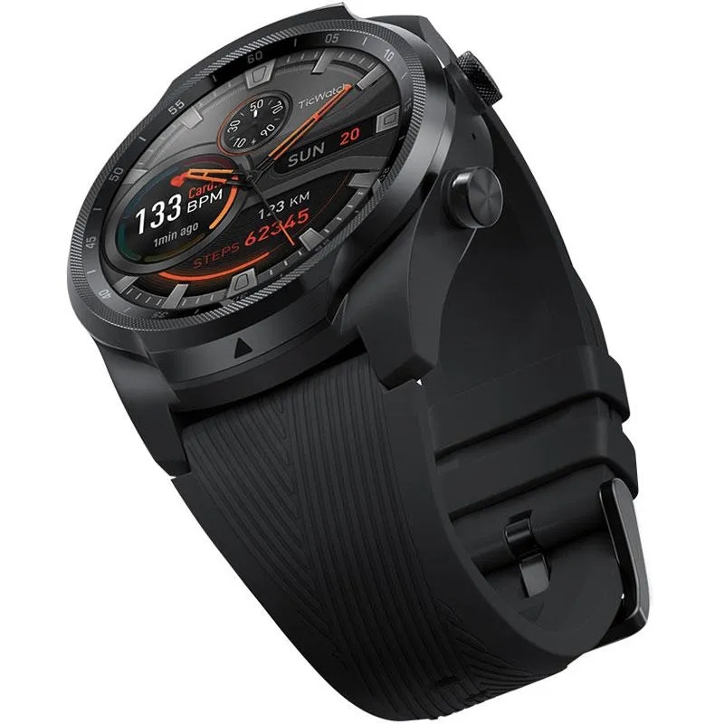 Mobvoi TicWatch Pro 4G LTE Smartwatch (Shadow) - WF11018