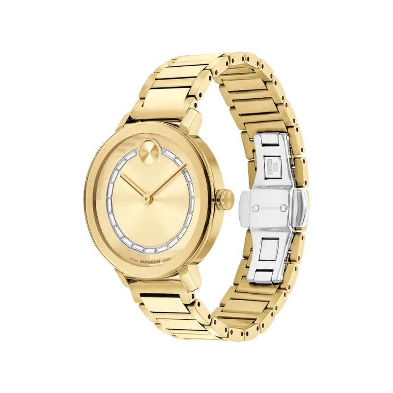 Movado Bold Evolution 2.0 Ladies Gold Tone Watch