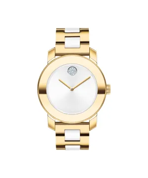 Movado Bold Iconic Mixed Material