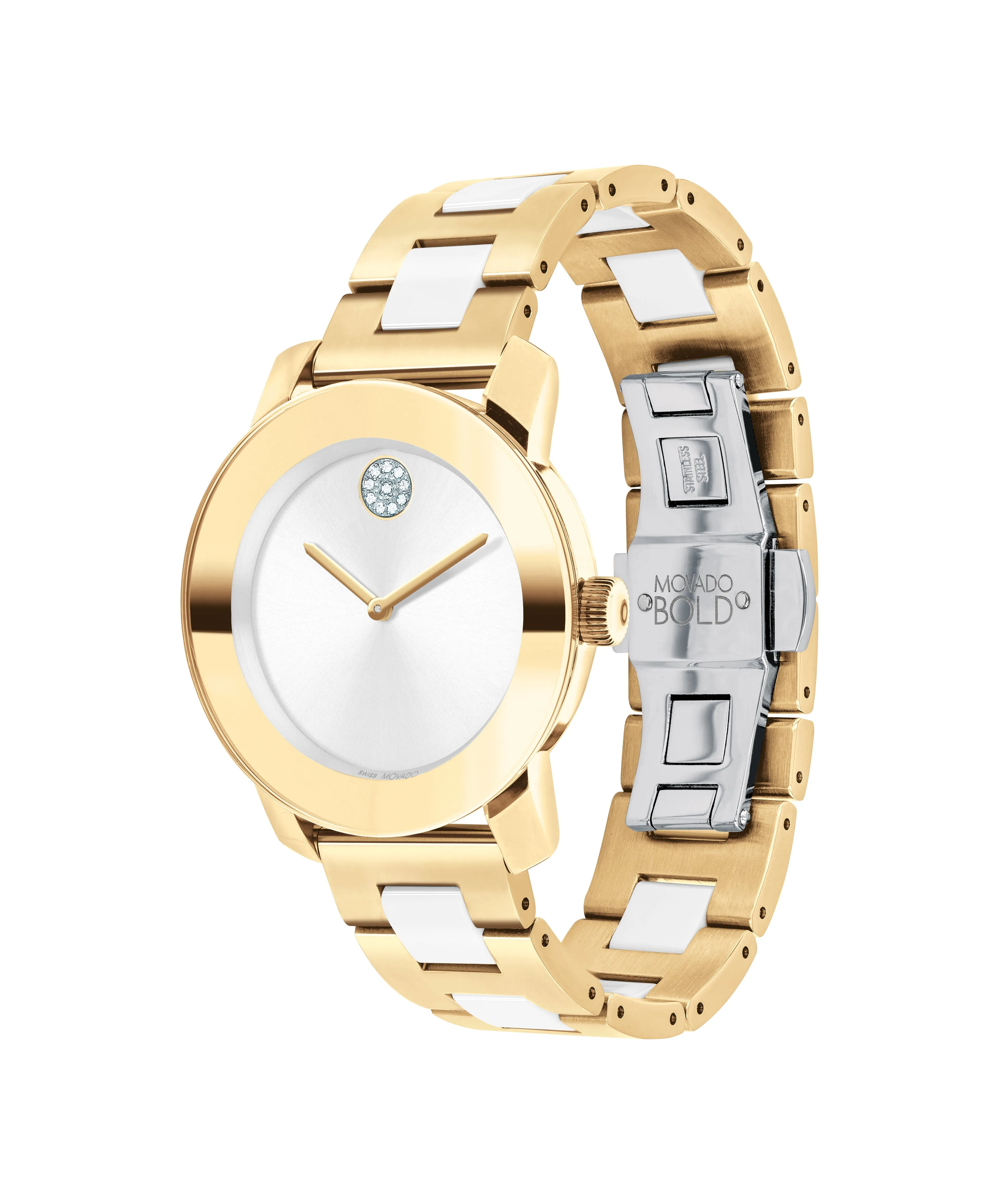 Movado Bold Iconic Mixed Material