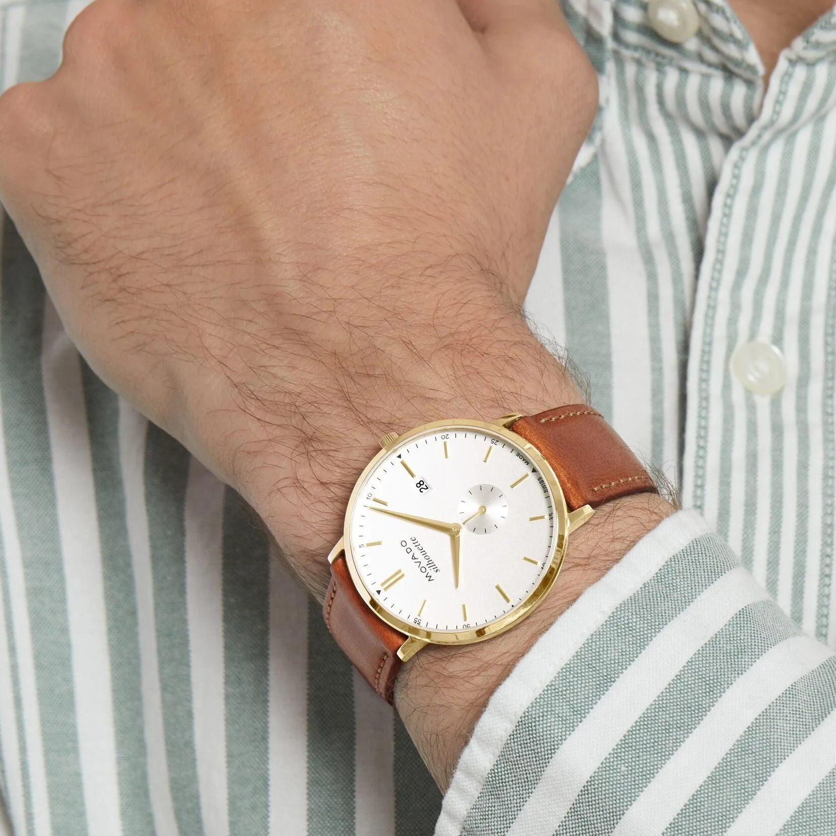 Movado Heritage Series Quatrz Men's Watch 3650154