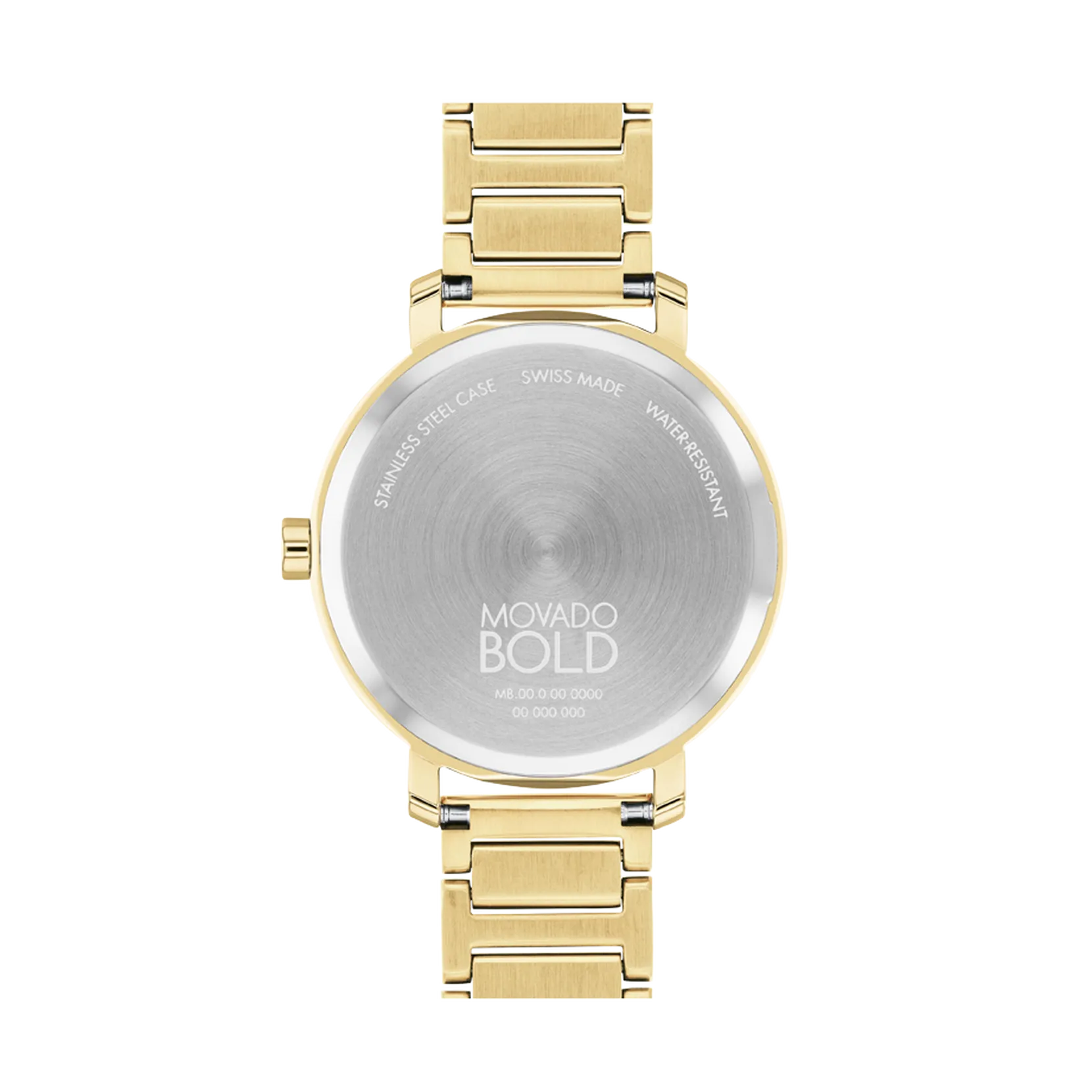 Movado Ladies Bold Evolution 2.0 Watch with Gold Tone and Crystal Dial