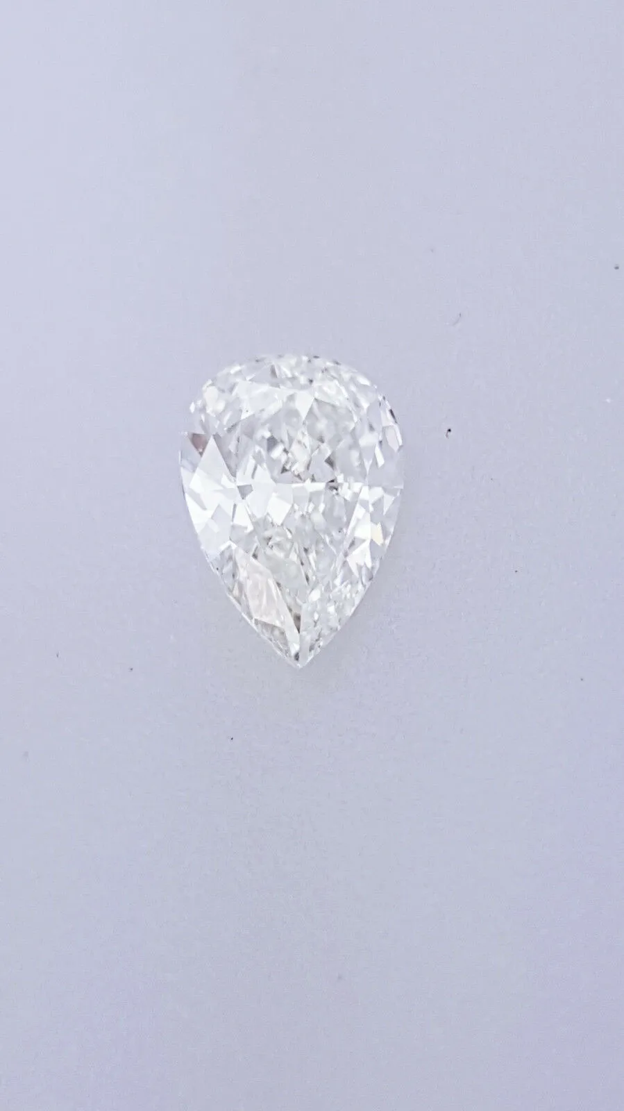 Natural Loose Diamond 0.71 CT D Color VS2 Clarity GIA Certified Pear Shape Cut