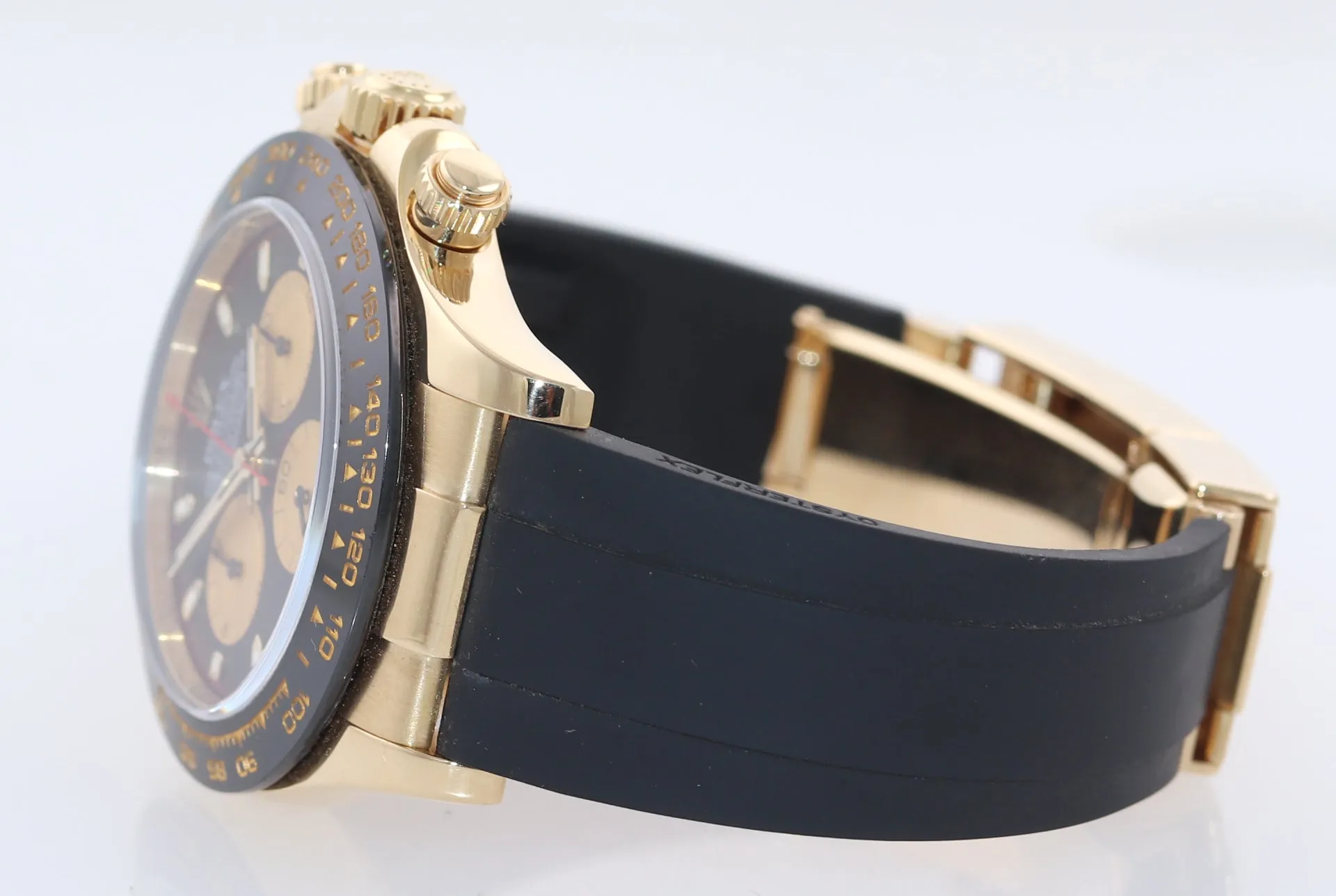 NEW 2020 Rolex Daytona 116518LN Yellow Gold Black Paul Newman Ceramic Watch