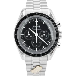 NEW PAPERS Omega Speedmaster Moonwatch DOMINO 42mm Steel 310.30.42.50.01.001 BOX