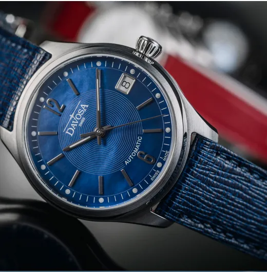Newton Automatic Swiss-Made Blue Blue Ladies Watch 16619044