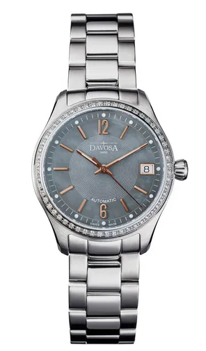 Newton Automatic Swiss-Made Grey Bronze Tone Ladies Watch 16619355
