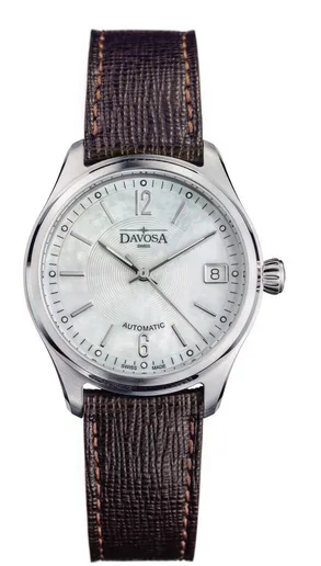 Newton Automatic Swiss-Made White Brown Ladies Watch 16619016
