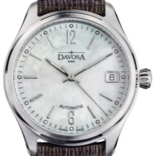 Newton Automatic Swiss-Made White Brown Ladies Watch 16619016