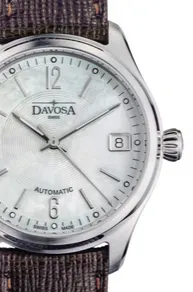 Newton Automatic Swiss-Made White Brown Ladies Watch 16619016