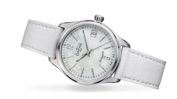 Newton Automatic Swiss-Made White Gray Ladies Watch 16619011