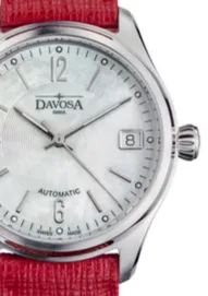 Newton Automatic Swiss-Made White Red Ladies Watch 16619019