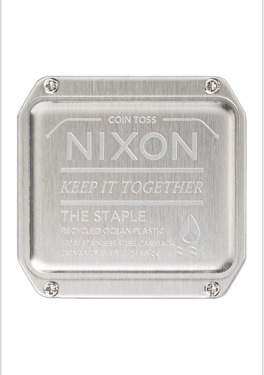 Nixon Staple Watch Silver and Black