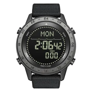 North Edge TANK 3 Men's Outdoor Sports Watch - Pedometer | Calories | Compass | 50 Metres Waterproof