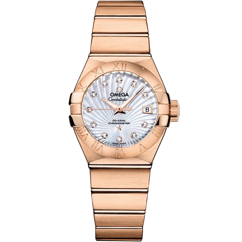 Omega Constellation 27 mm, red gold on red gold