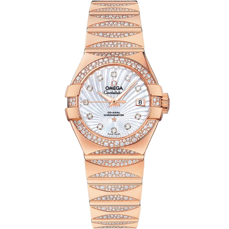 Omega Constellation 27 mm, red gold on red gold