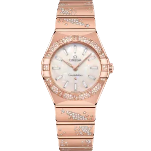 Omega Constellation 28 mm, Sedna™ gold on Sedna™ gold