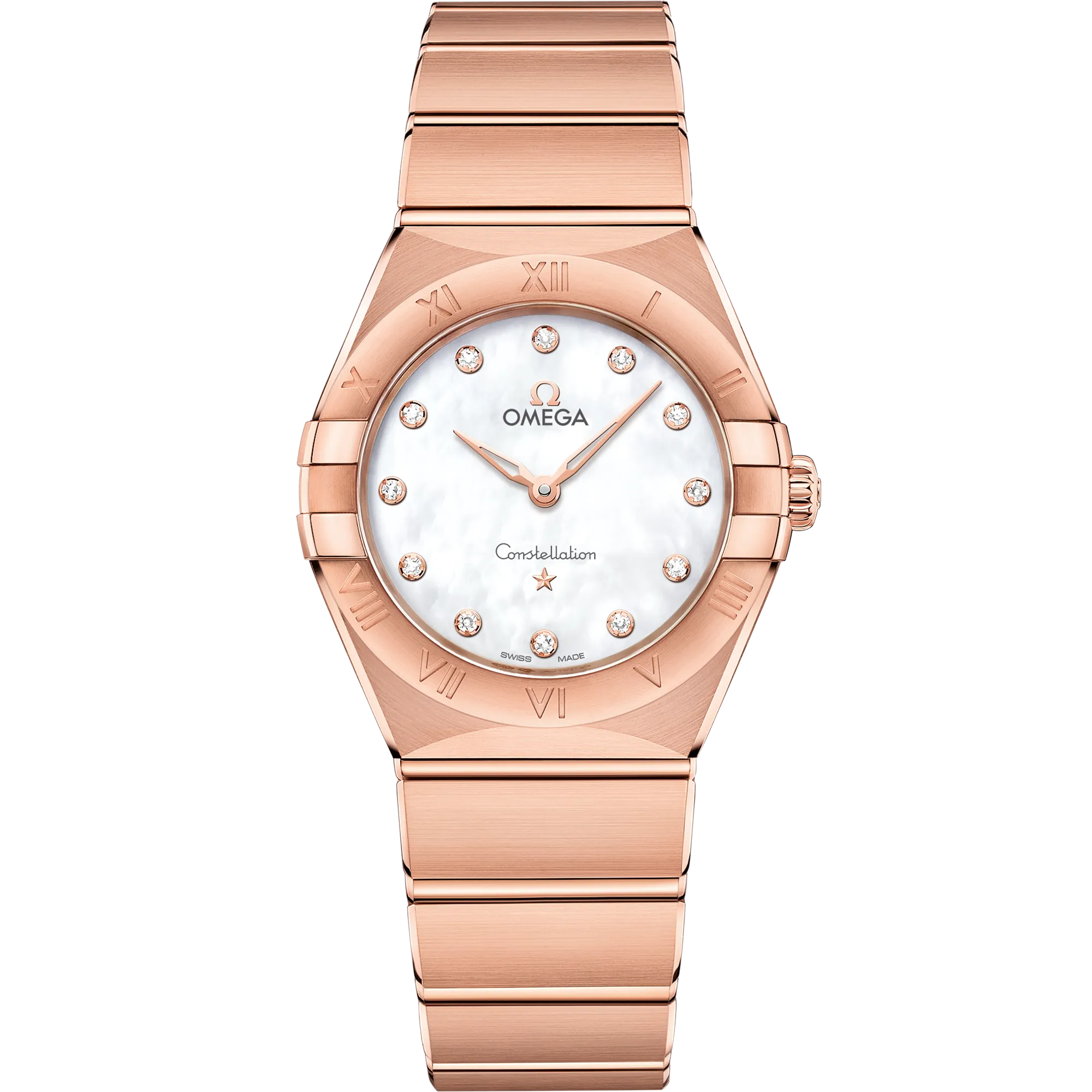 Omega Constellation 28 mm, Sedna™ gold on Sedna™ gold