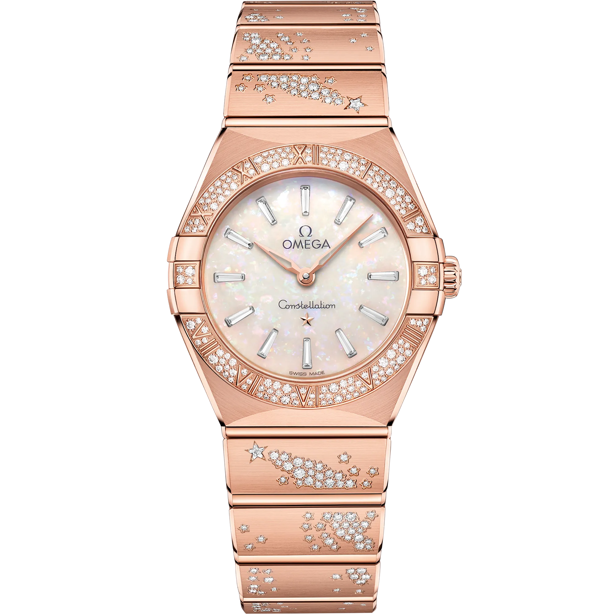 Omega Constellation 28 mm, Sedna™ gold on Sedna™ gold