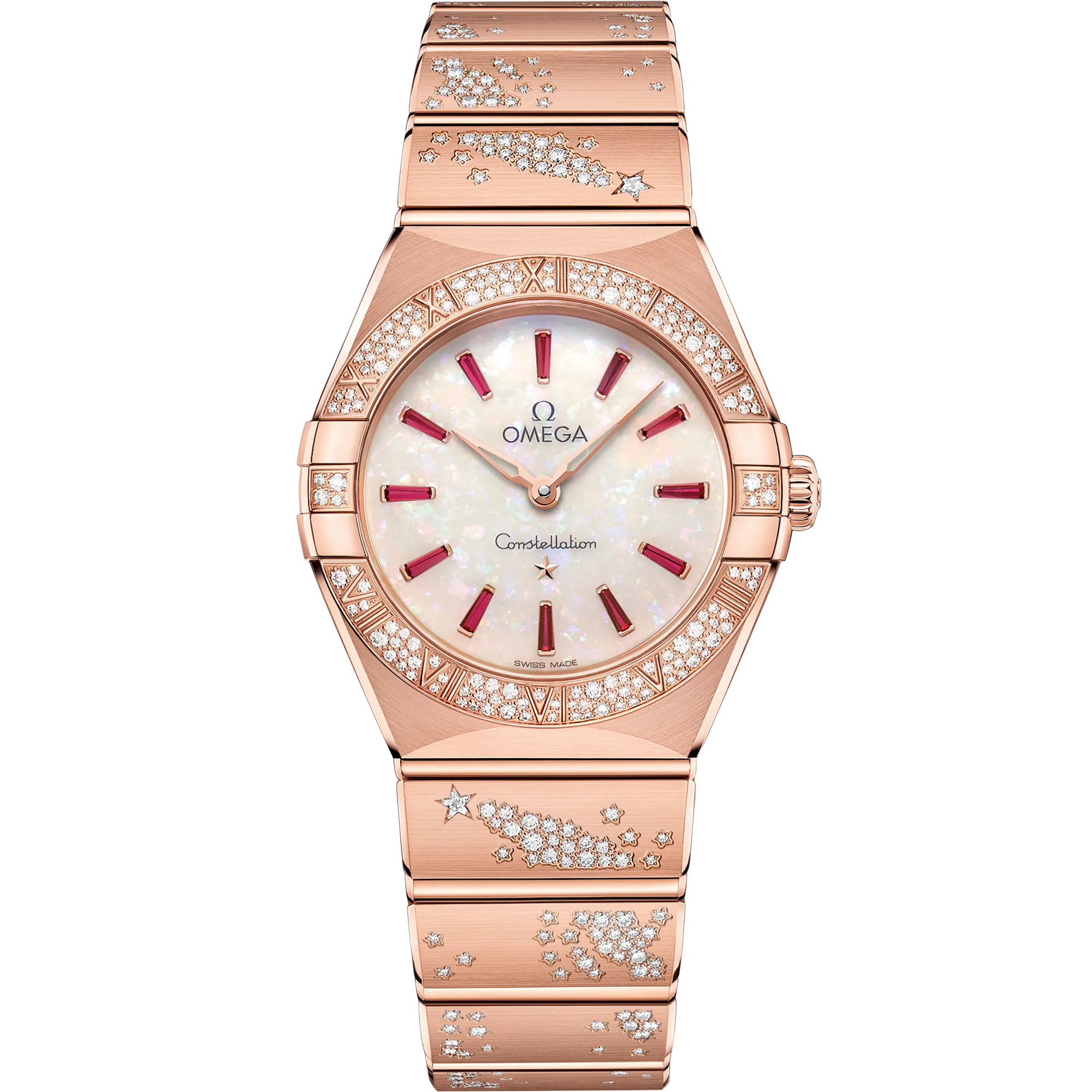 Omega Constellation 28 mm, Sedna™ gold on Sedna™ gold