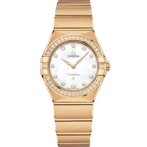 Omega Constellation 28 mm, yellow gold on yellow gold