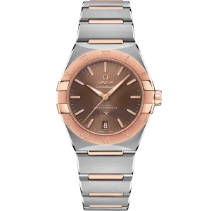 Omega Constellation 36 mm, steel - Sedna™ gold on steel - Sedna™ gold
