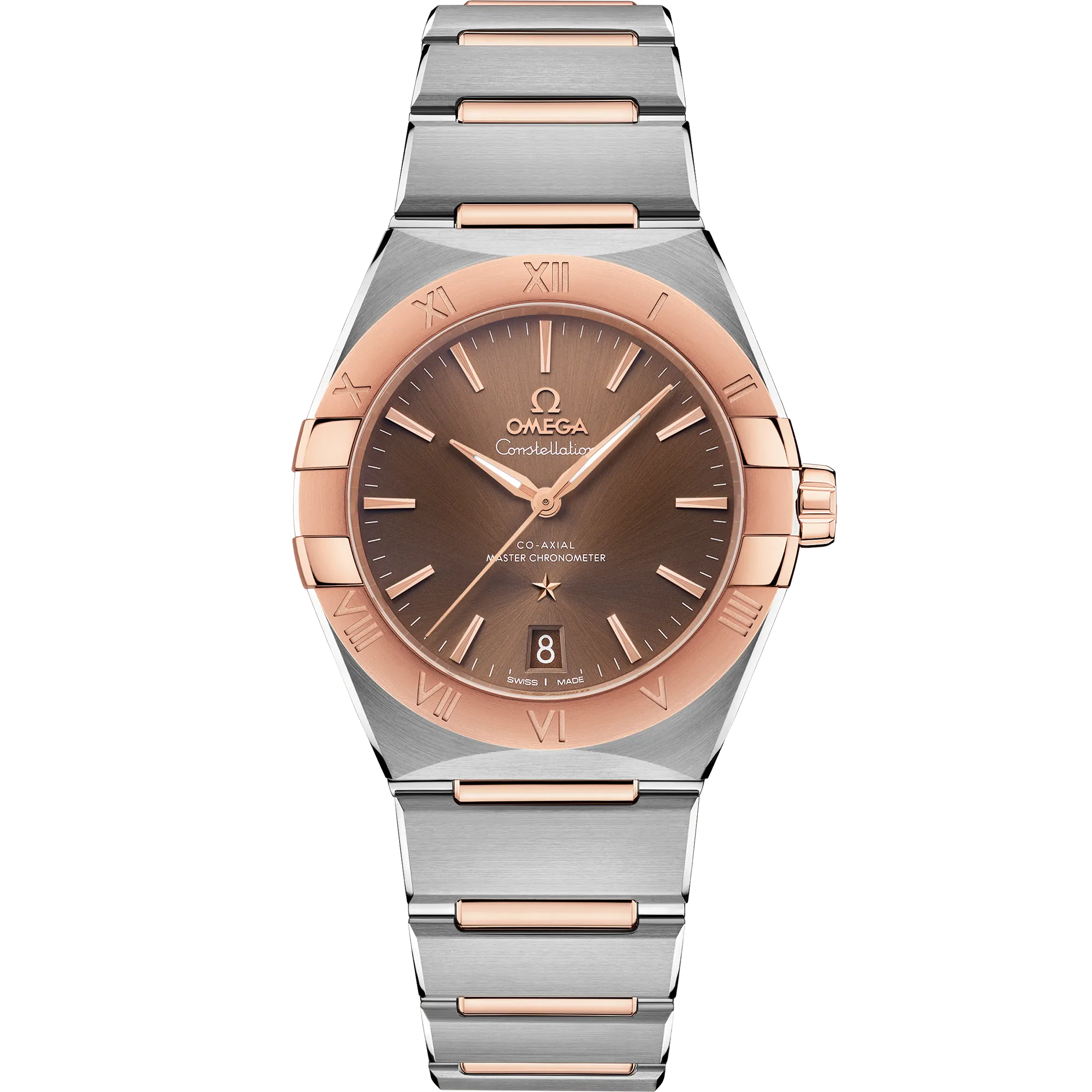 Omega Constellation 36 mm, steel - Sedna™ gold on steel - Sedna™ gold