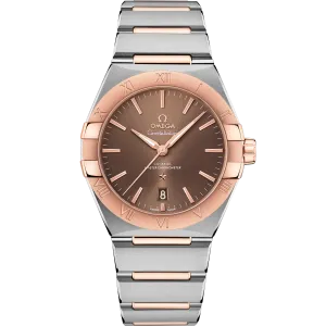 Omega Constellation 39 mm, steel - Sedna™ gold on steel - Sedna™ gold