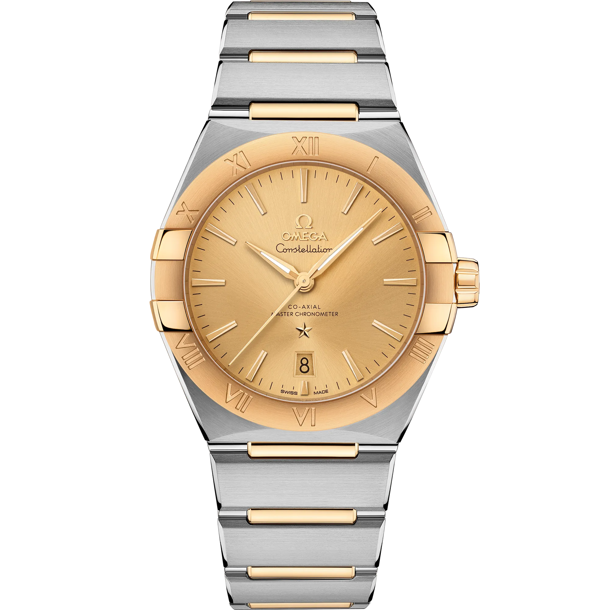 Omega Constellation 39 mm, steel - yellow gold on steel - yellow gold