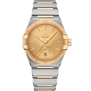 Omega Constellation 39 mm, steel - yellow gold on steel - yellow gold