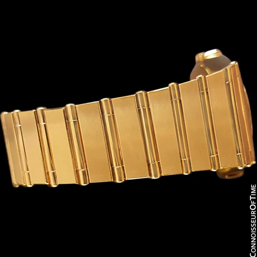Omega Constellation Mens 35mm, Quartz, Day Date - 18K Gold Plated & Diamonds