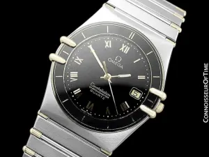 Omega Constellation Mens Quartz Chronometer Watch, Stainless Steel & 18K Gold - The Original Manhattan