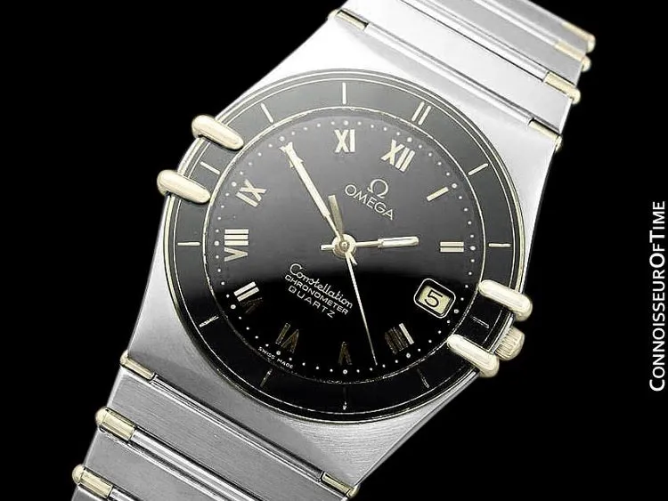 Omega Constellation Mens Quartz Chronometer Watch, Stainless Steel & 18K Gold - The Original Manhattan