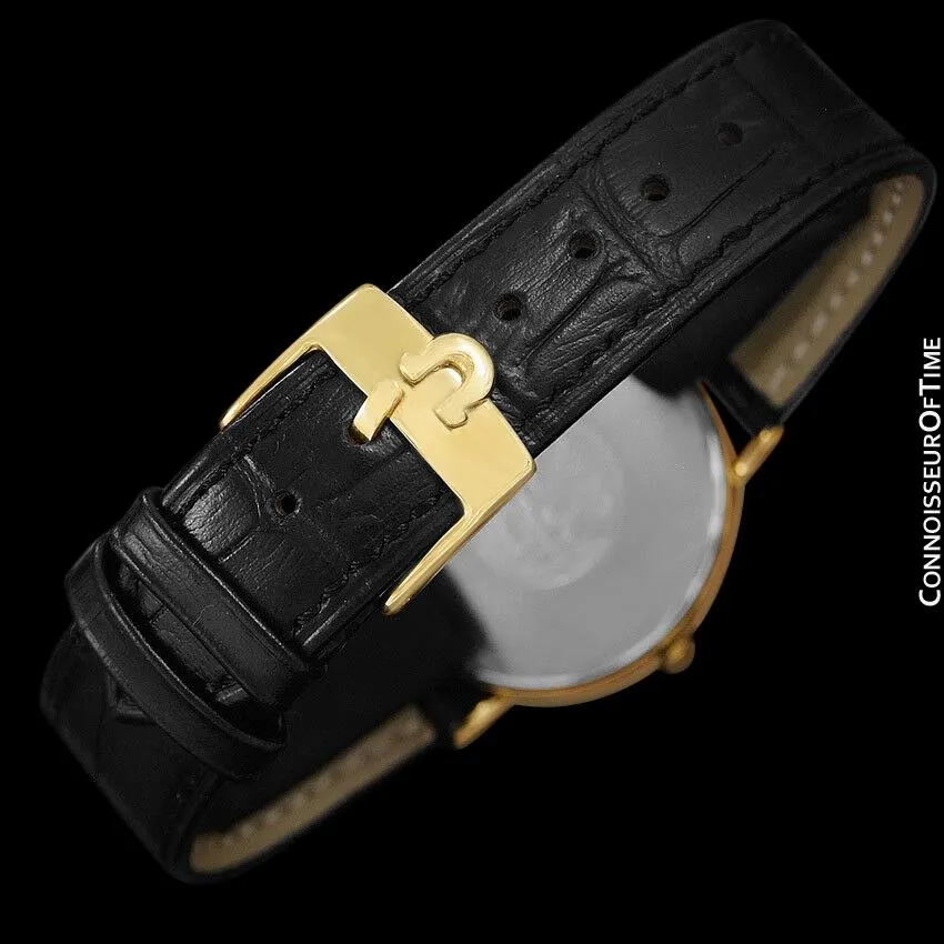 Omega De Ville Mens Midsize Ultra Thin Dress Watch - 18K Gold Plated & Stainless Steel