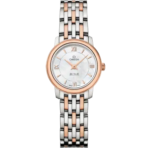 Omega De Ville Prestige 24.4 mm, steel - red gold on steel - red gold