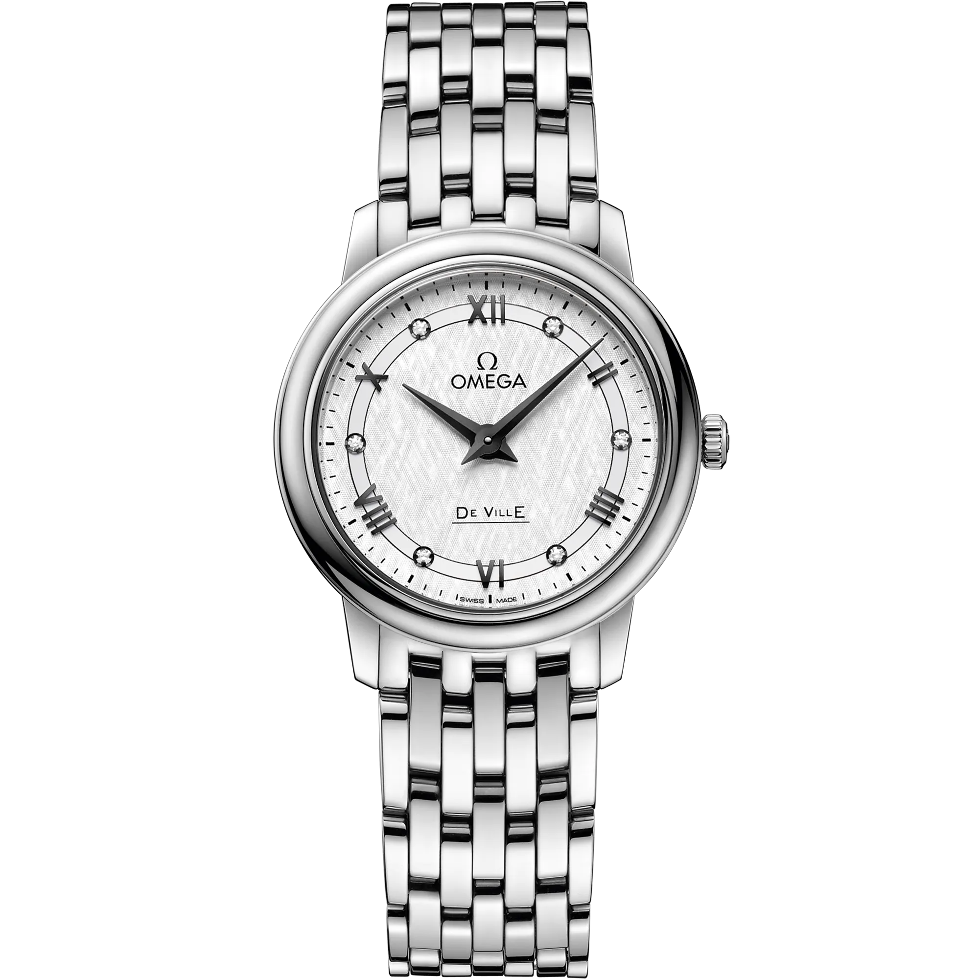 Omega De Ville Prestige 27.4 mm, steel on steel