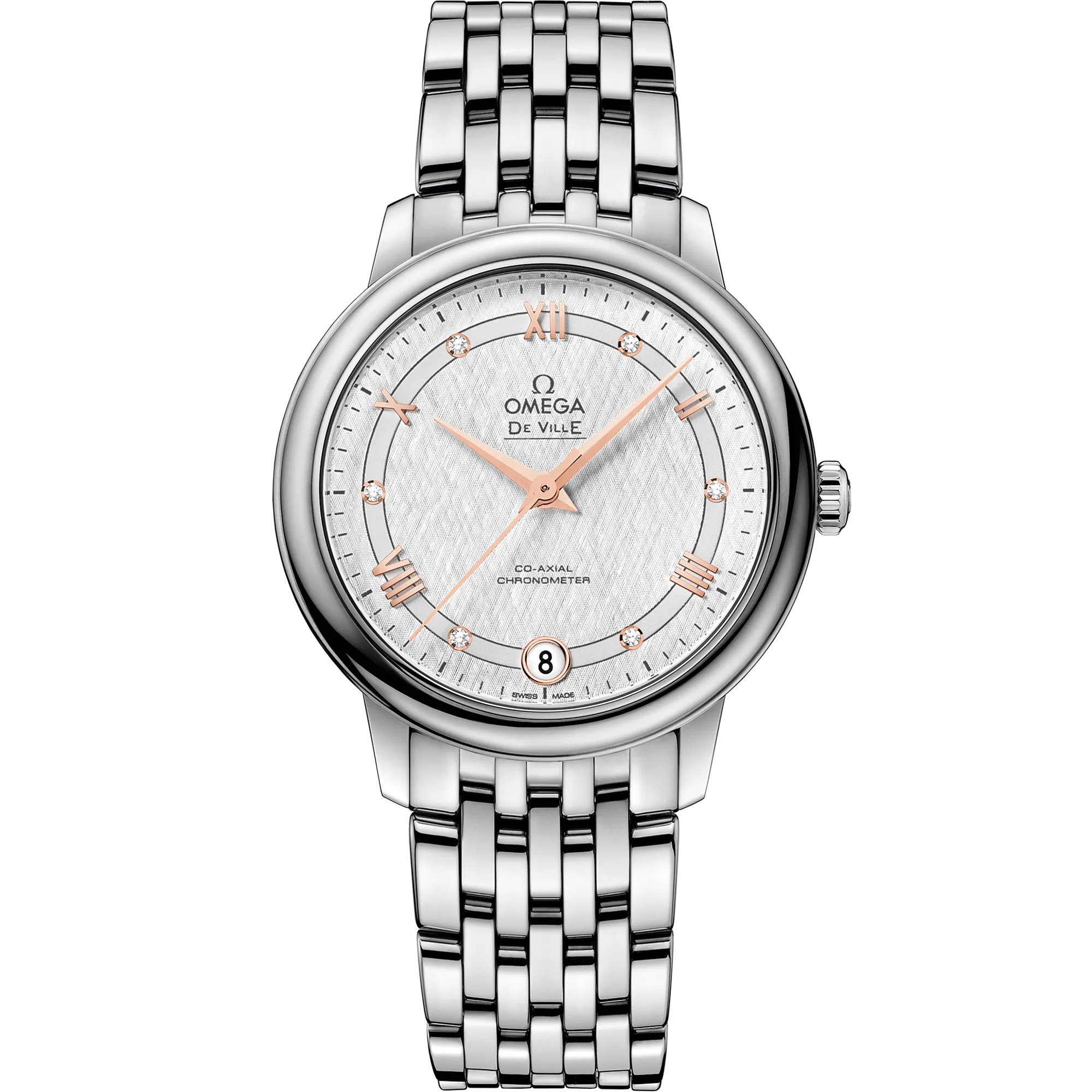 Omega De Ville Prestige 32.7 mm, steel on steel