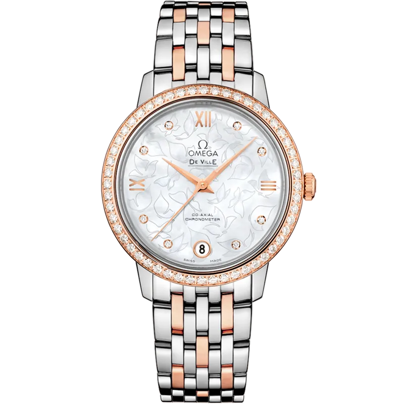 Omega De Ville Prestige 32.7 mm, steel - red gold on steel - red gold