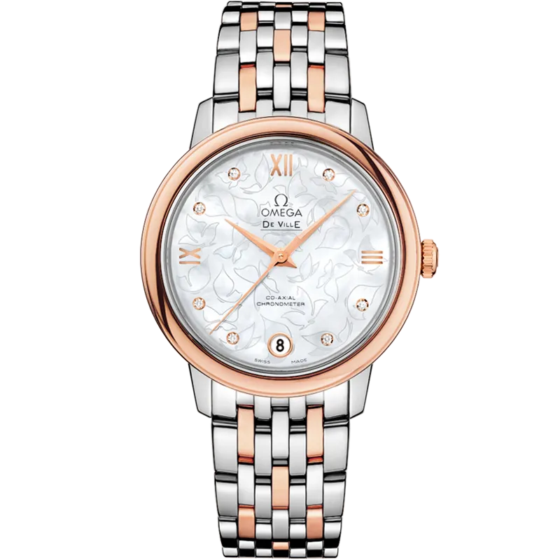 Omega De Ville Prestige 32.7 mm, steel - red gold on steel - red gold