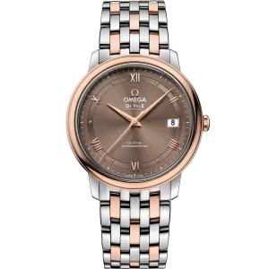 Omega De Ville Prestige 36.8 mm, steel - red gold on steel - red gold