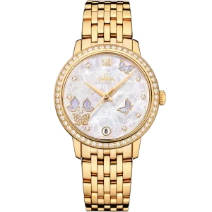 Omega De Ville Prestige 36.8 mm, yellow gold on yellow gold