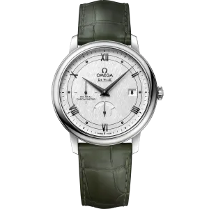 Omega De Ville Prestige 39.5 mm, steel on leather strap