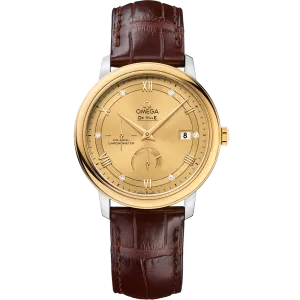 Omega De Ville Prestige 39.5 mm, steel - yellow gold on leather strap