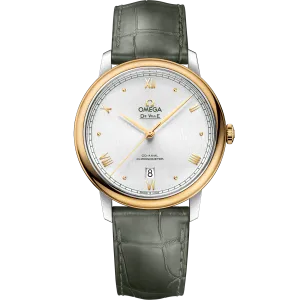 Omega De Ville Prestige 39.5 mm, steel - yellow gold on leather strap