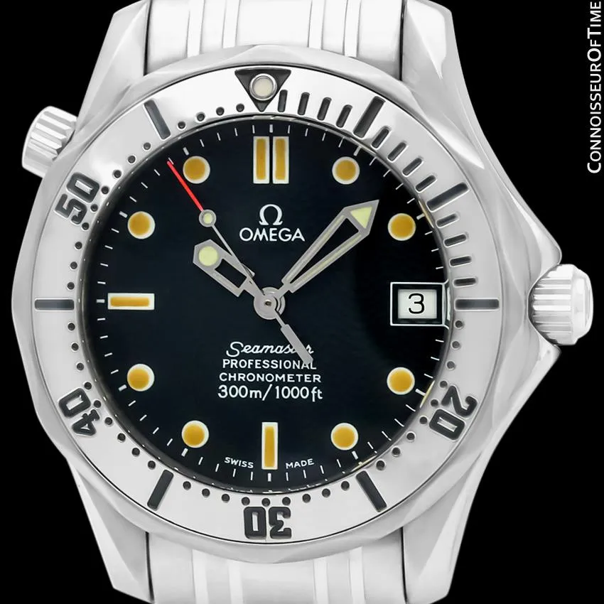 Omega Seamaster 300M Mens Professional Diver (James Bond Style) Automatic Chronometer Watch, Stainless Steel - 2552.80