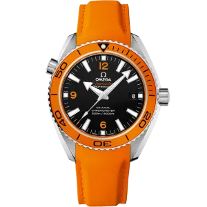 Omega Seamaster Planet Ocean 600M 42 mm, steel on rubber strap