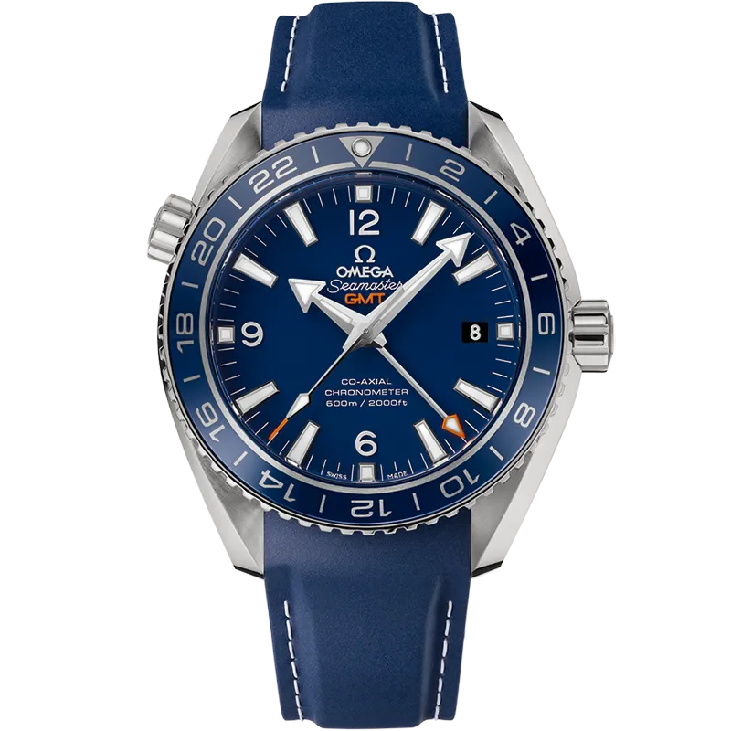 Omega Seamaster Planet Ocean 600M 43.5 mm, titanium on rubber strap